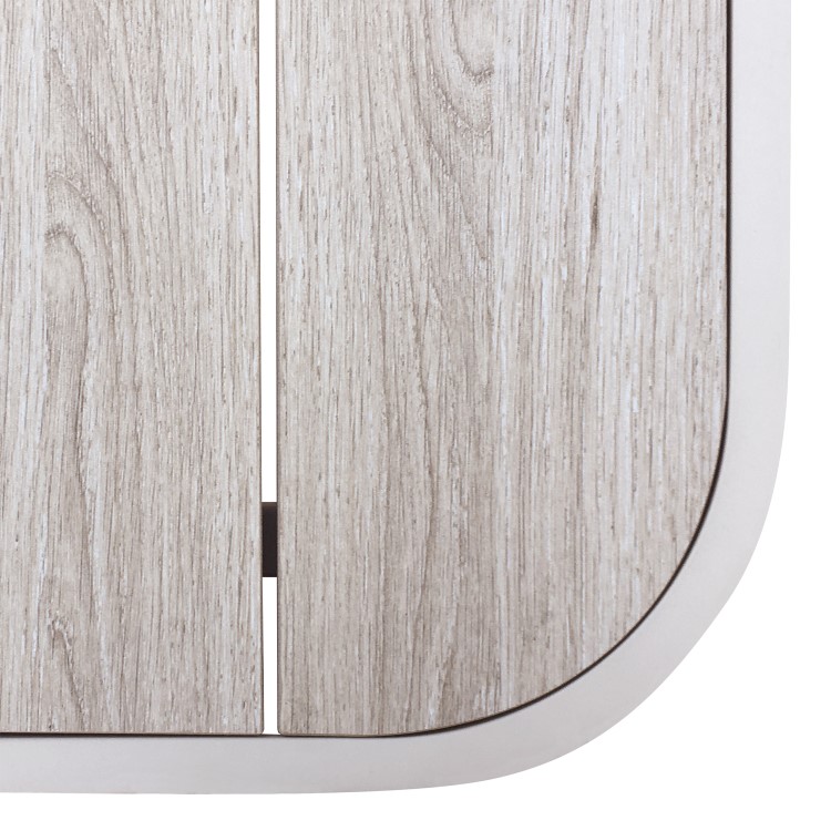 7 Seater Beige Aluminium Corner Garden Dining Set with Height Adjustable Table