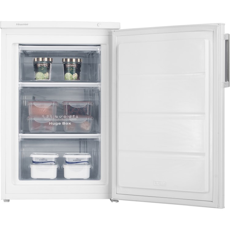 Refurbished Hisense FV105D4BW21 Integrated Under Counter 82 Litre Freezer White