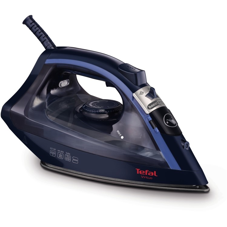 Tefal FV1713 Virtuo Steam Iron - Blue & Black