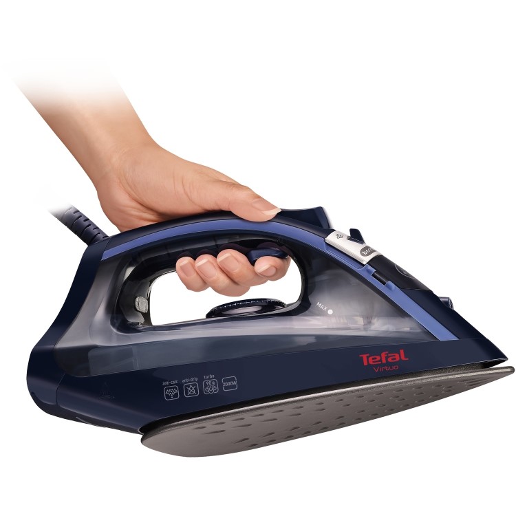 Tefal FV1713 Virtuo Steam Iron - Blue & Black