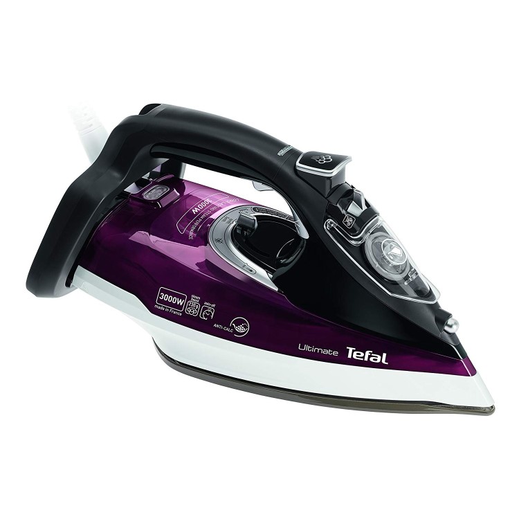 Tefal FV9788 Ultimate Anti Scale Steam Iron - Dark Red & Black