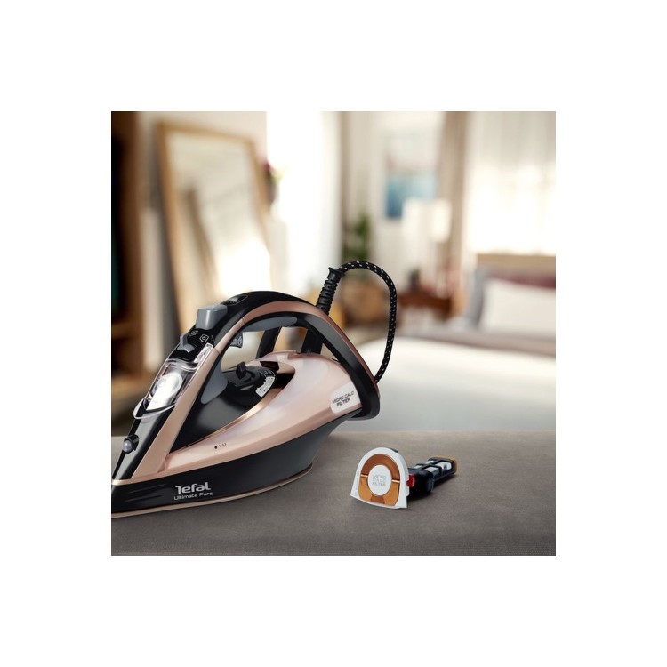 Tefal FV9845 Ultimate Pure Steam Iron - Black & Rosegold