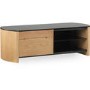 Alphason FW1100CB-LO Finewoods TV Stand for up to 50" TVs - Light Oak