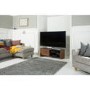 Alphason FW1100CB-LO Finewoods TV Stand for up to 50" TVs - Light Oak