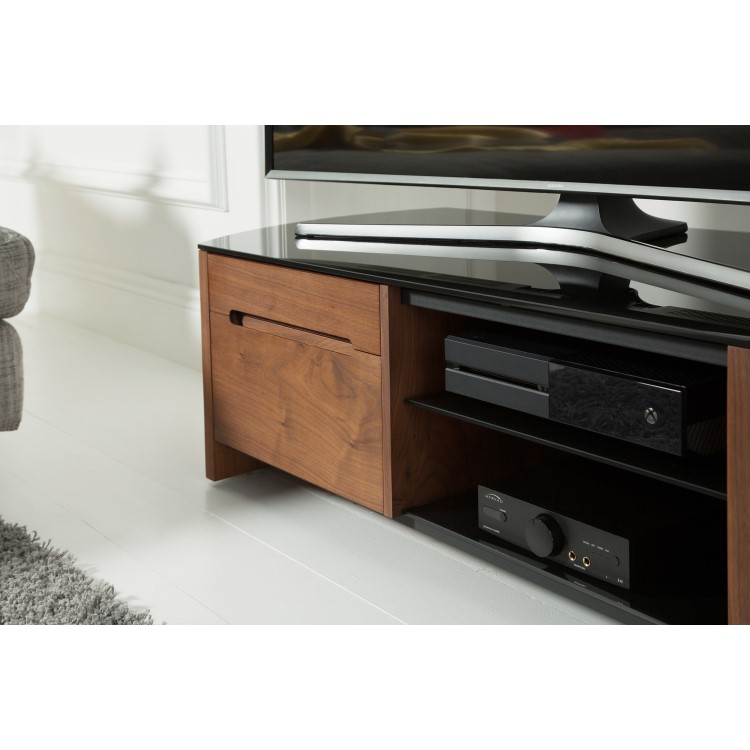Alphason FW1100CB-LO Finewoods TV Stand for up to 50" TVs - Light Oak