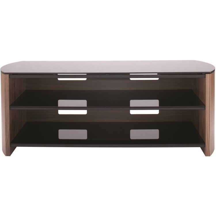 Alphason FW1350-W/B Finewoods TV Stand for up to 60" TVs - Walnut