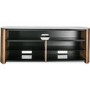 Alphason FW1350SB-W Finewoods Soundbar TV Stand for up to 49" TVs - Walnut 