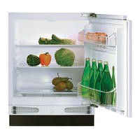 CDA FW223 60cm Wide Integrated Under Counter Fridge - White