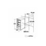 CDA 134 Litre Integrated In-Column Larder Fridge