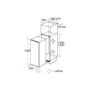 Refurbished CDA FW582/2 Integrated 130 Litre Upright In-Column Freezer White