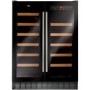 Refurbished CDA FWC624BL Freestanding 40 Bottle Dual Zone Under Counter Wine Cooler Black
