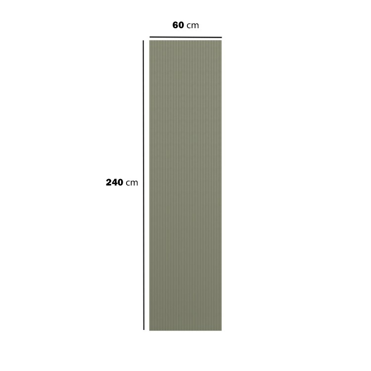 Paintable Mini Fluted Wall Panel - 240cm x 60cm - Delamere