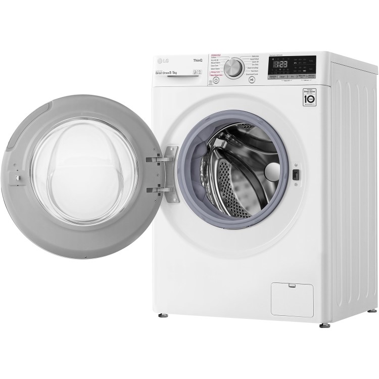LG FWV585WSE Freestanding Wifi Connected 8kg Wash 5kg Dry 1400rpm Washer Dryer - White
