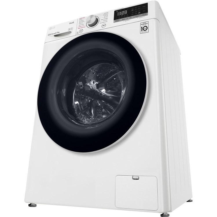 LG FWV585WSE Freestanding Wifi Connected 8kg Wash 5kg Dry 1400rpm Washer Dryer - White