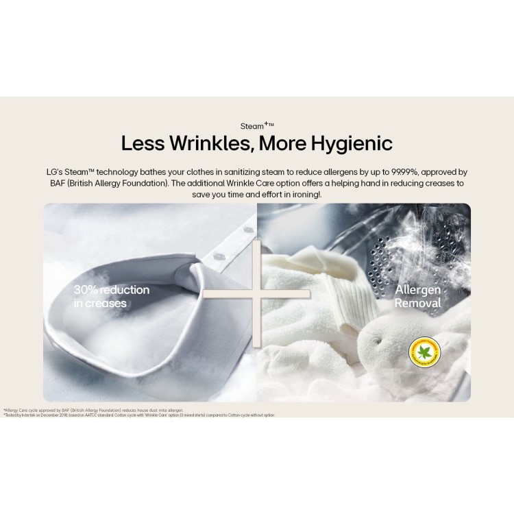 LG 13Kg Wash 7Kg Dry 1400rpm Washer Dryer - White