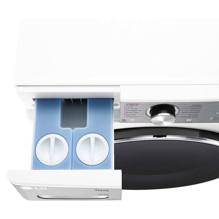 LG 13Kg Wash 7Kg Dry 1400rpm Washer Dryer - White
