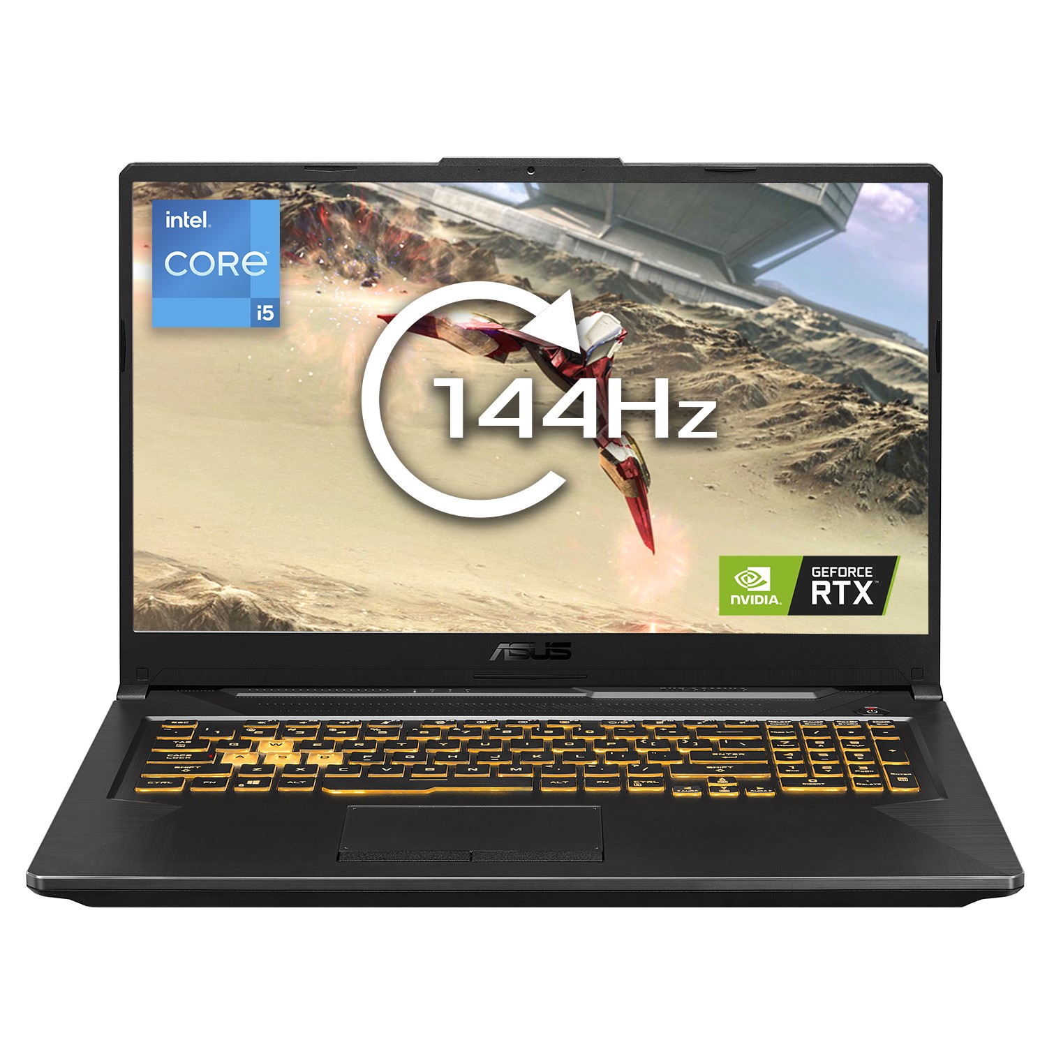 ASUS TUF Gaming F17 Core i5-11400H 16GB 512GB SSD RTX 3050 Ti 144Hz 17. ...