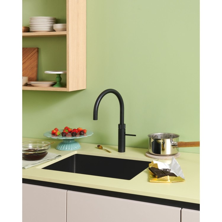Quooker Flex Instant Boiling Water Kitchen Tap - Black