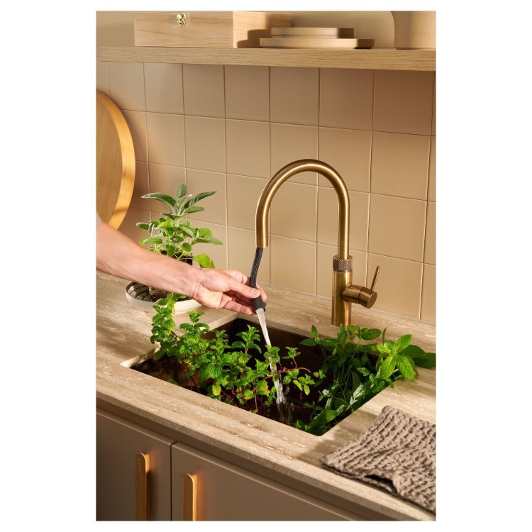 Quooker Flex Instant Boiling Water Tap Brass + Combi+ 7L Boiling Water Tank