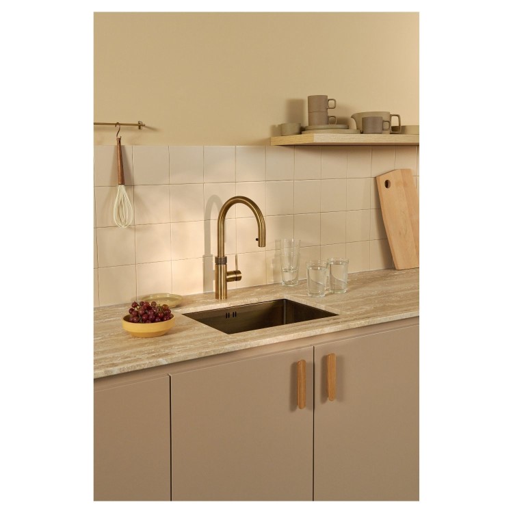 Quooker Flex Instant Boiling Water Tap Brass + Combi+ 7L Boiling Water Tank