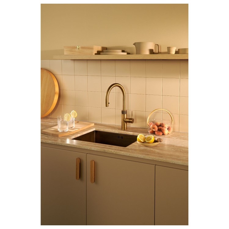 Quooker Flex Instant Boiling Water Tap Brass + Combi+ 7L Boiling Water Tank