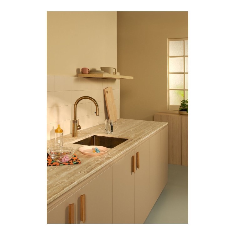 Quooker Flex Instant Boiling Water Tap Brass + Combi+ 7L Boiling Water Tank