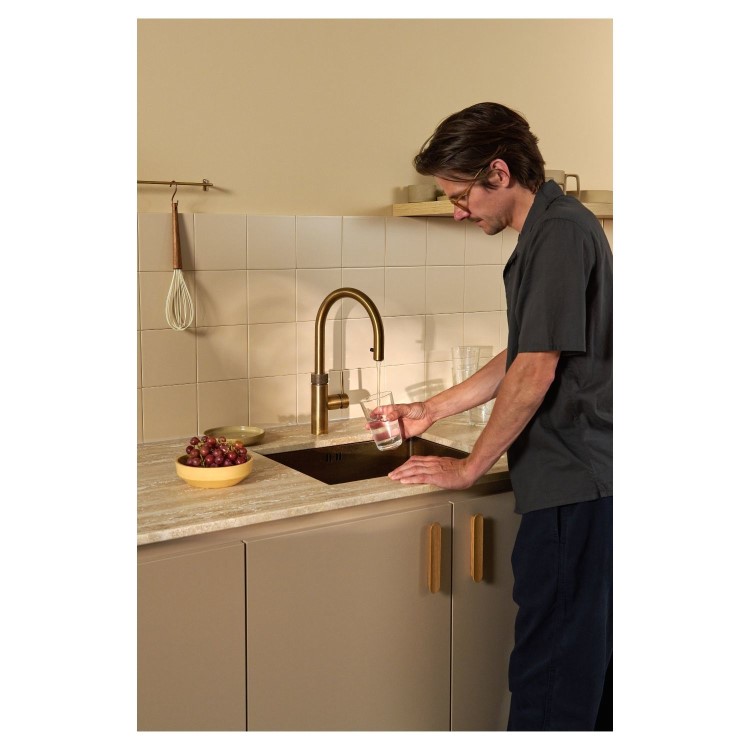 Quooker Flex Instant Boiling Water Tap Brass + Combi+ 7L Boiling Water Tank