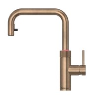 Quooker Flex Square Instant Boiling Water Tap Brass + Pro3 3L Boiling Water Tank