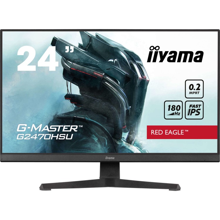 Refurbished iiyama G2470HSU G-Master 24" IPS Full HD 180Hz 0.2ms Gaming Monitor