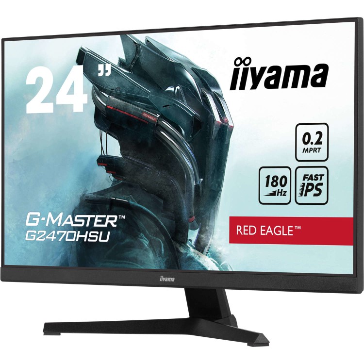 Refurbished iiyama G2470HSU G-Master 24" IPS Full HD 180Hz 0.2ms Gaming Monitor