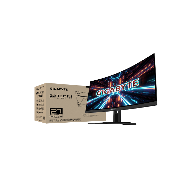 Gigabyte G27QC A 27" QHD 165Hz VA Curved Gaming Monitor