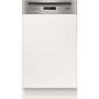 Miele Active G4620SCiclst 9 Place Slimline Semi Integrated Dishwasher - Clean Steel Control Panel