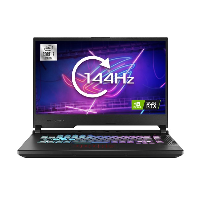 Asus ROG Strix G15 G512 Core i7-10750H 16GB 512GB SSD 15.6 Inch FHD 144Hz GeForce RTX 2070 8GB Windows 10 Gaming Laptop 