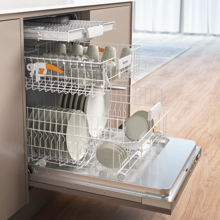 Miele Integrated Dishwasher - QuickPowerWash Silver control panel A-rated