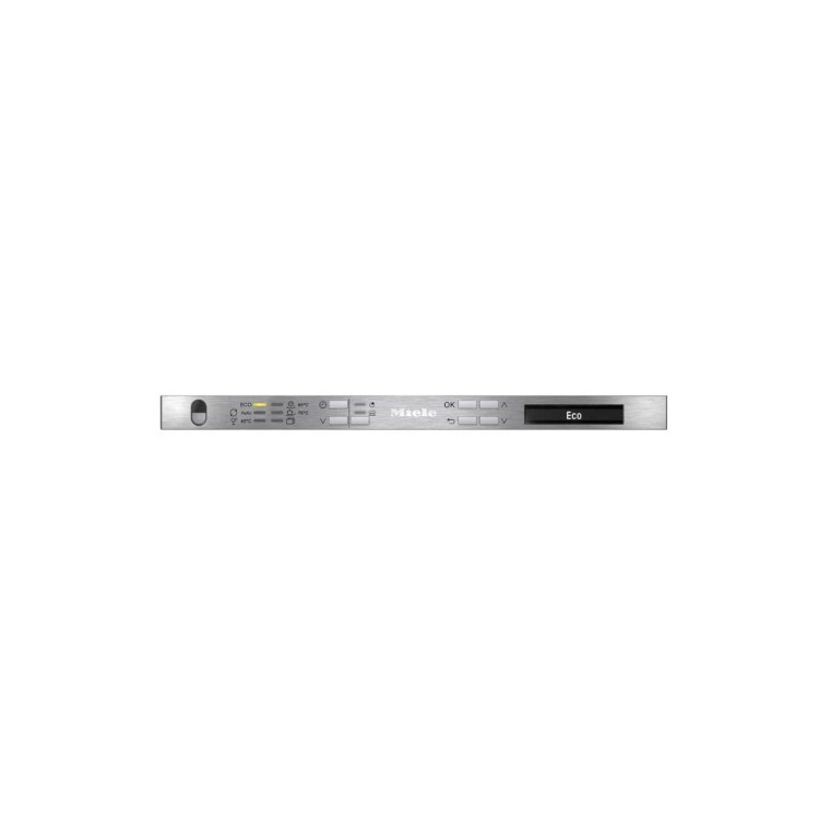 Miele Series 7000 Integrated Slimline Dishwasher - C-Rated, Silver control panel