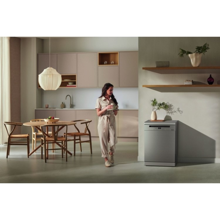 Miele Freestanding Dishwasher - QuickPowerWash A-Rated Stainless Steel