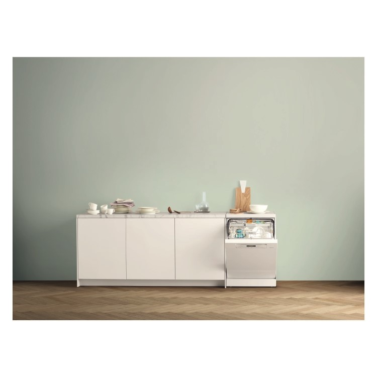 miele G6620SCwh 14 Place Freestanding Dishwasher - White