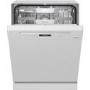 Miele G7100SCi 14 Place Semi-Integrated Dishwasher - White Control Panel