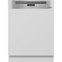Miele G 7200 Sci 14 Place Settings Semi Integrated Dishwasher - Stainless steel
