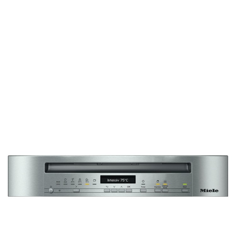 Miele G 7200 Sci 14 Place Settings Semi Integrated Dishwasher - Stainless steel