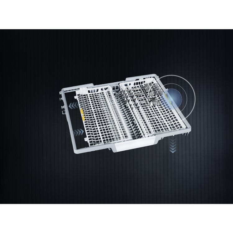 Miele G 7200 Sci 14 Place Settings Semi Integrated Dishwasher - Stainless steel