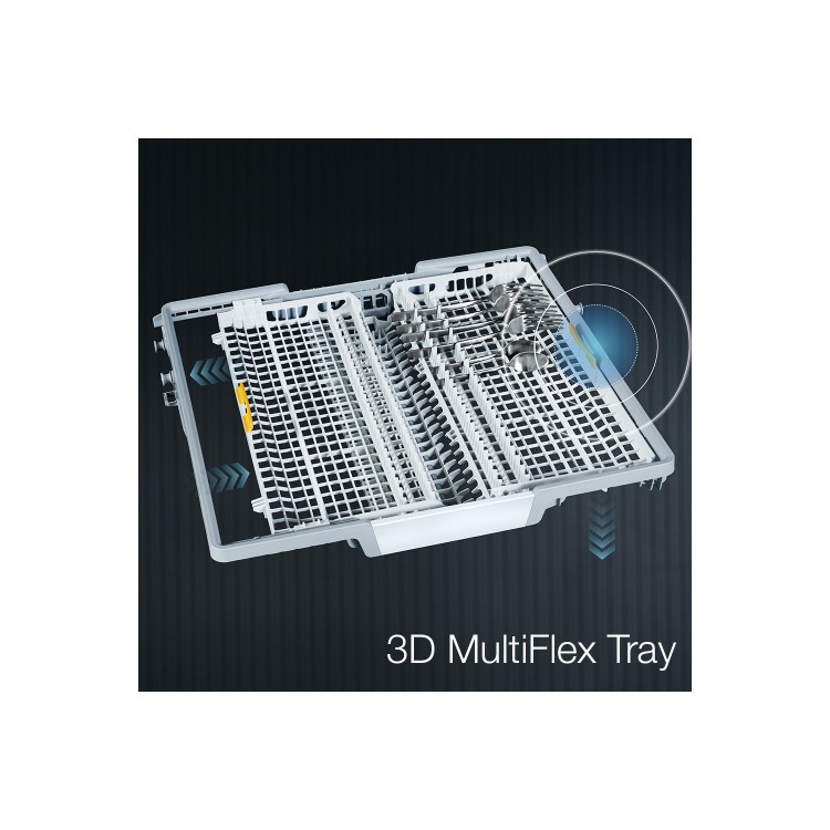 Miele G7315SCiXXLclst 14 Place A+++ AutoDos Semi-Integrated Dishwasher With 3D MultiFlex Cutlery Tray
