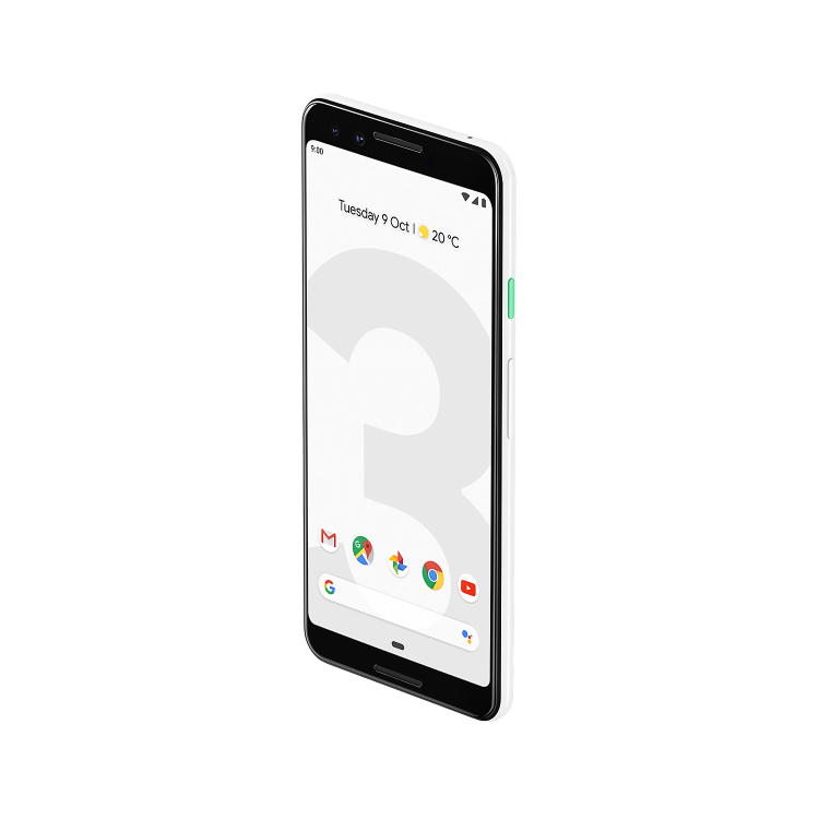 Grade A2 Google Pixel 3 Clearly White 5.5" 128GB 4G Unlocked & SIM Free