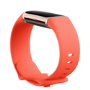 Fitbit Charge 6 Champagne Gold Aluminium with Coral Band Fitness Tracker