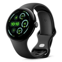 Google Pixel Watch 3 Black with Obsidian Band 45mm LTE Smartwatch