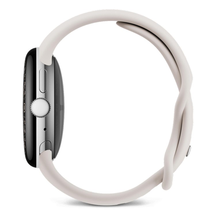 Google Pixel Watch 4 41mm Polished Silver Aluminium Case with Porcelain Active Band Wi-Fi Smartwatch