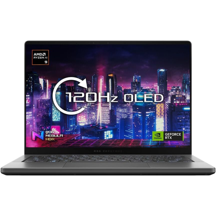 Refurbished ASUS ROG Zephyrus G14 AMD Ryzen 9 32GB RAM 1TB SSD RTX 4070 120Hz 14 Inch Windows 11 Gaming Laptop