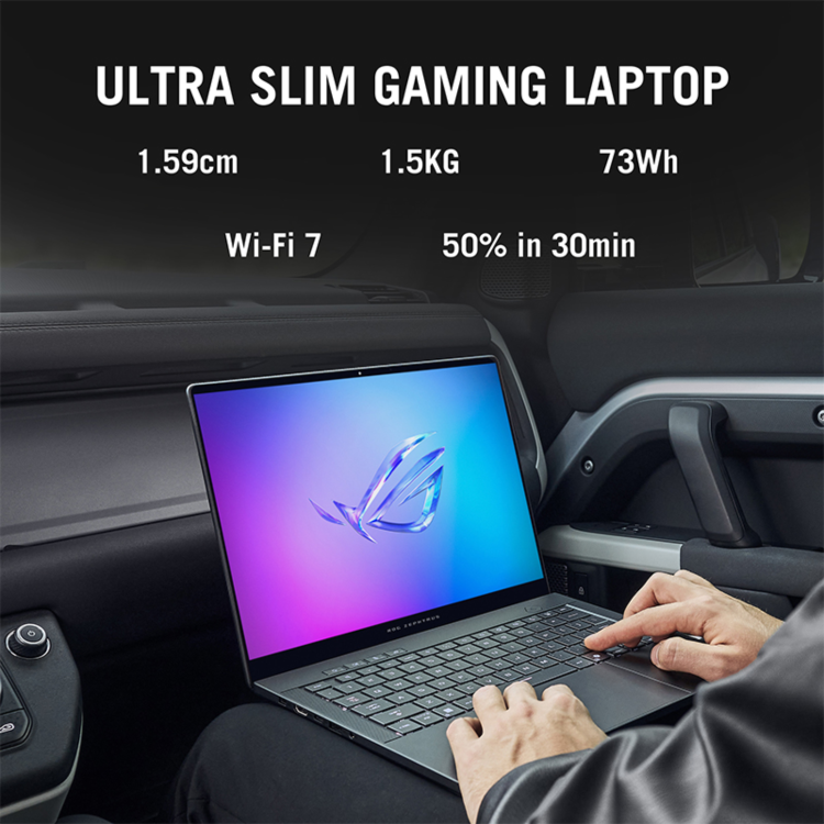 ASUS ROG Zephyrus G14 2025 AMD Ryzen 9 AI 32GB RAM 2TB SSD RTX 5070 TI 14 Inch 120hz 3K Windows 11 Gaming Laptop