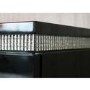 Gabriella Black High Gloss Diamante 2 Drawer Bedside Table 