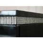 Gabriella Black High Gloss Diamante 2 Drawer Bedside Table 